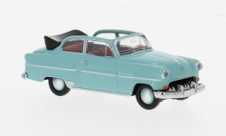 Brekina 20249 - H0 - Opel Olympia ´53 Cabrio-Limousine - helltürkis